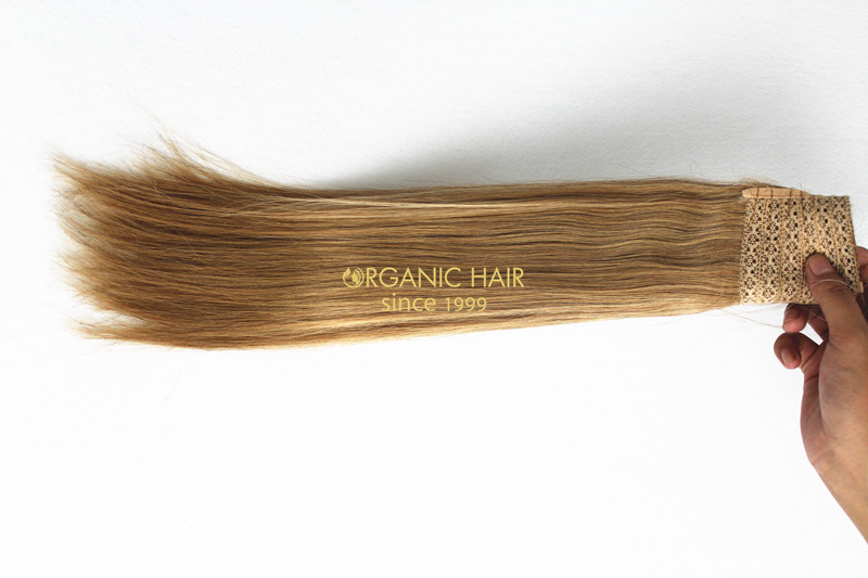 Full cuticle halo hair extensions introduce